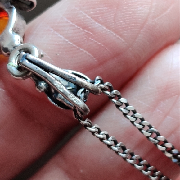 Vintage Baltic Amber Insect / Fly Pendant - Picture 10 of 16